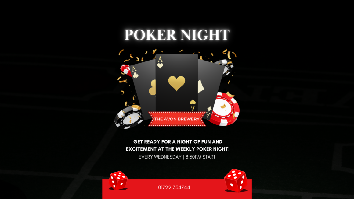 Ante up and Join Us Every Wednesday for Poker Night