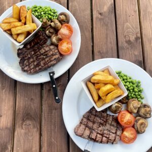 Get 2 10oz Rump Steaks for £20 on Thursdays!